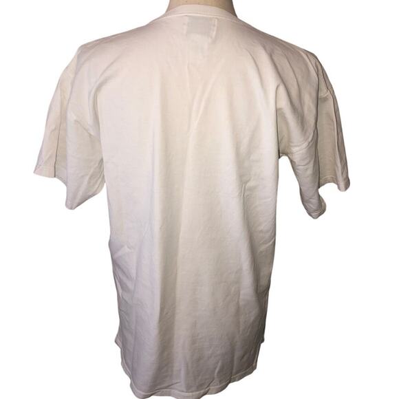 Swan Magic Embroidered Butterflies Shirt Tee 1994 Size S Vintage Cotton White - Picture 2 of 7